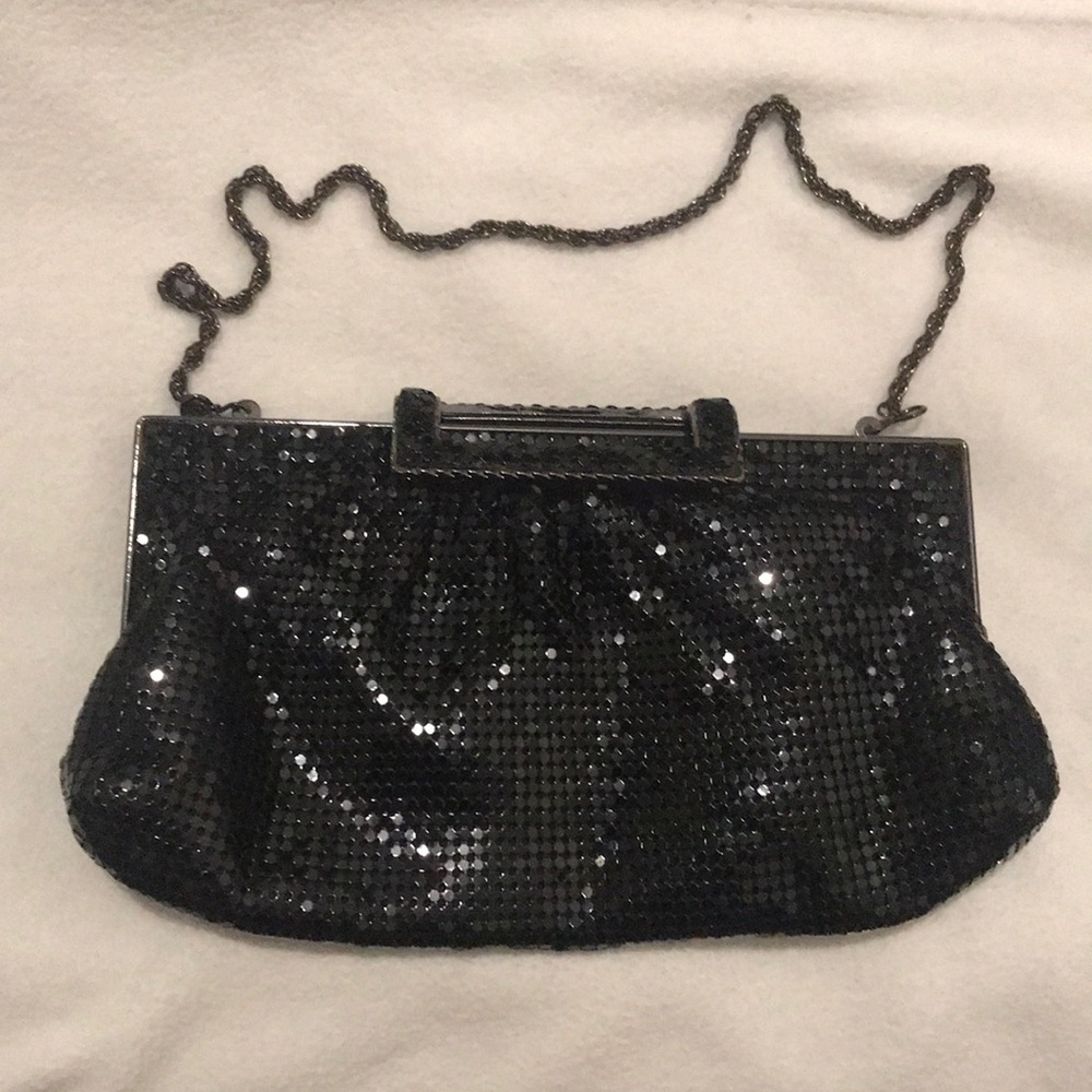 Black Mesh Wristlet Clutch by The Limited
